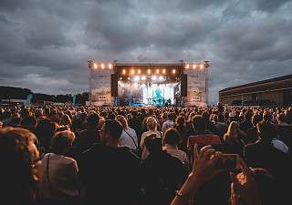 Fahrt über den Hindenburgdamm