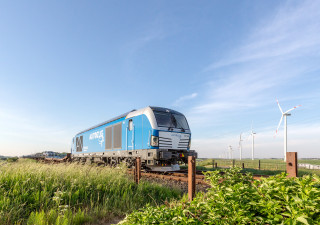 Der blaue AUTOZUG Sylt